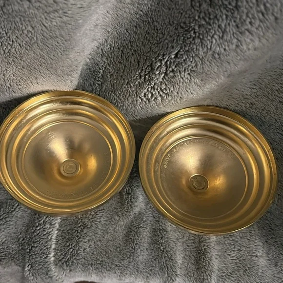 Pair of FB Rogers silver-plate Japan candlesticks. About 3-1/2” tall. - Picture 4 of 4